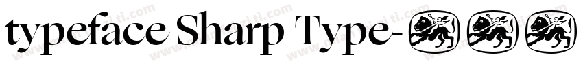 typeface Sharp Type字体转换